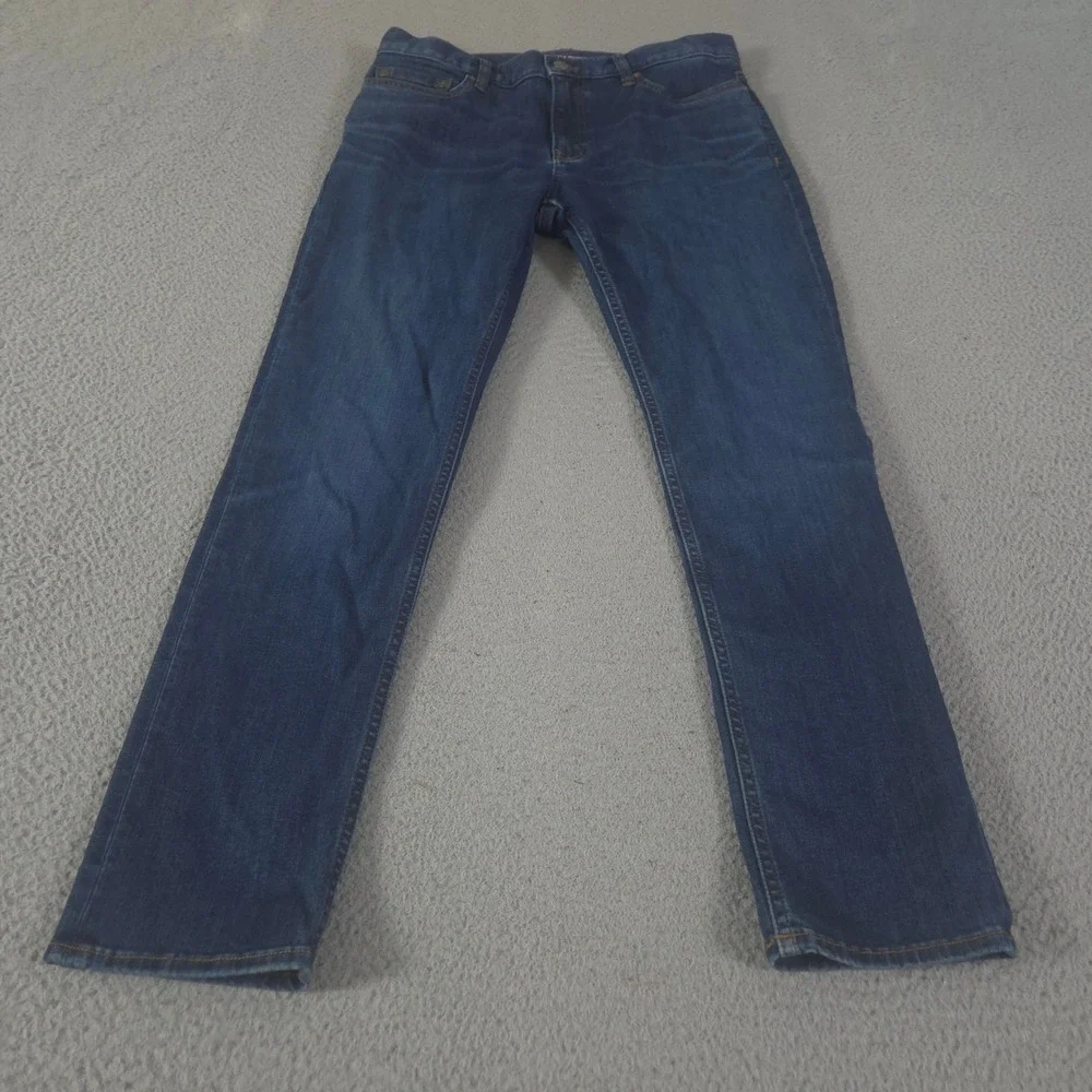 Banana Republic Jeans Mens 31x30 Blue Traveler Slim Fit Stretch Denim Pants